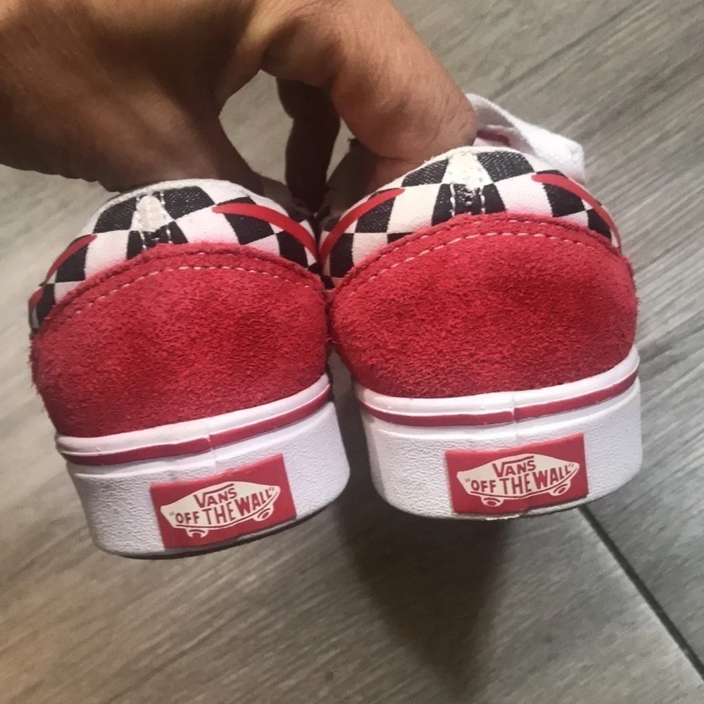 VANS‎ YOUTH FLAME COMFYCUSH OLD SKOOL SNEAKERS SIZE 3